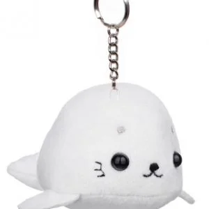 Mini White Seal Keychain 4IN